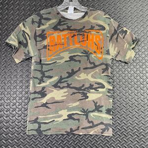 Port & Company Rattluhs Camo Army Casual Street Wear T Shirt Women's Size Small‎